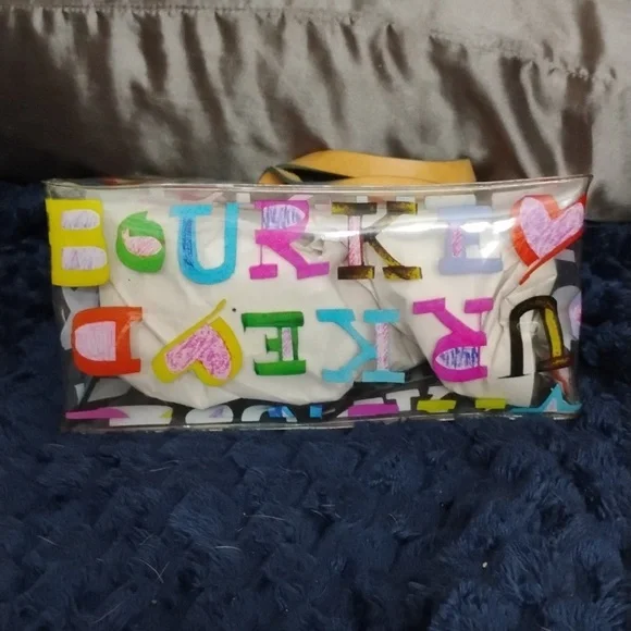 Dooney & Burke Colorful Transparent Tote Bag Super Cute Excellent Condition! - Picture 3 of 6